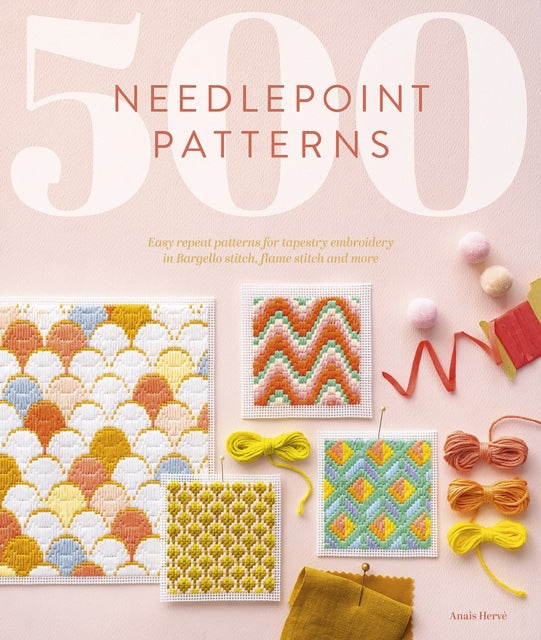 Book cover of: 500 Needlepoint Patterns. By: Anais Herve