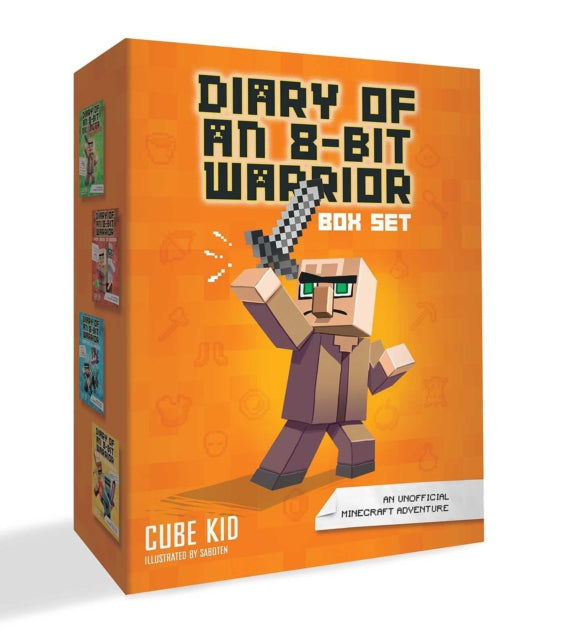 Book cover of: Diary of an 8-Bit Warrior Box Set Volume 1-4. By: Cube Cube Kid