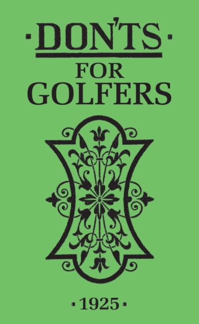 Book cover of: Don'ts for Golfers. By: Ian Woosnam