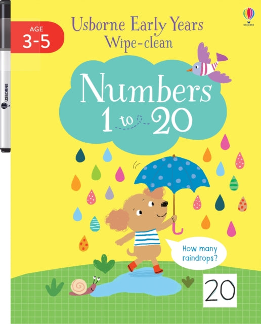 Book cover of: Early Years Wipe-Clean Numbers 1 to 20. By: Jessica Greenwell