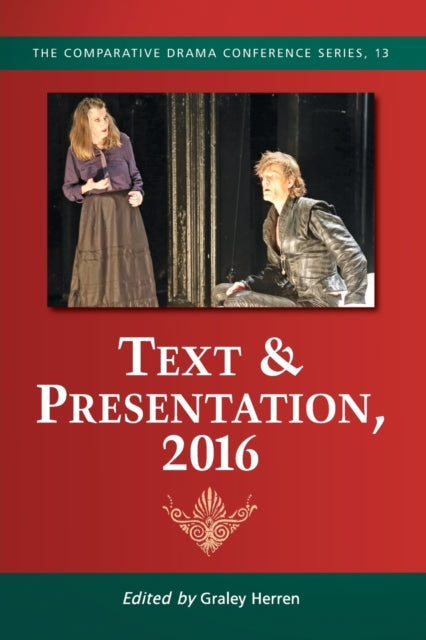 Book cover of: Text & Presentation, 2016. By: Graley Herren