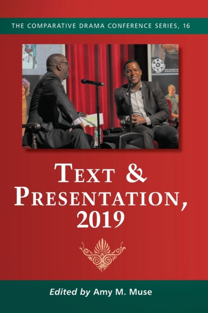 Book cover of: Text & Presentation, 2019. By: Amy Muse