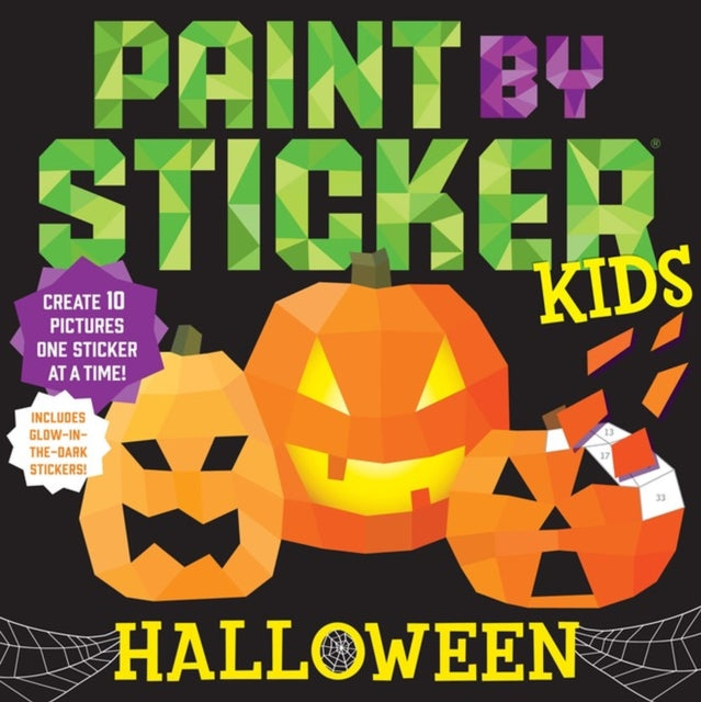 Book cover of: Paint by Sticker Kids: Halloween. By: Workman Publishing Staff