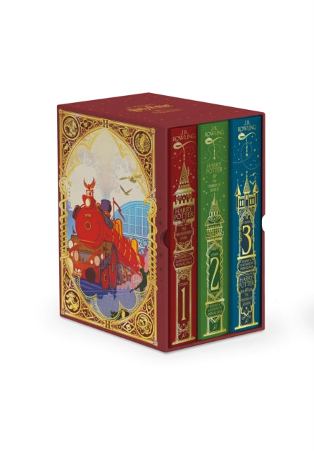 Harry Potter 1-3 Box Set: MinaLima Edition 9781526680068 J. K. Rowling