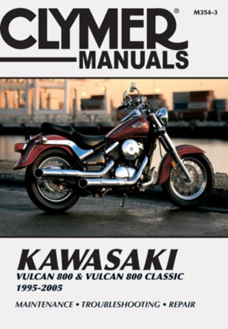 Book cover of: Kawasaki Vulcan 800 & Vulcan 800 Classic Motorcycle (1995-2005) Service Repair Manual. By: Ed Scott