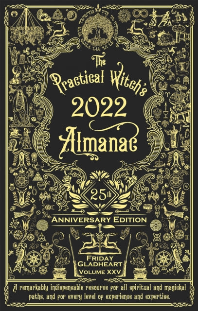 Book cover of: Practical Witch's Almanac 2022. By: Friday Gladheart