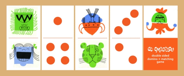 Book cover of: Ed Emberley Dominoes/Matching Game. By: Ed Emberley