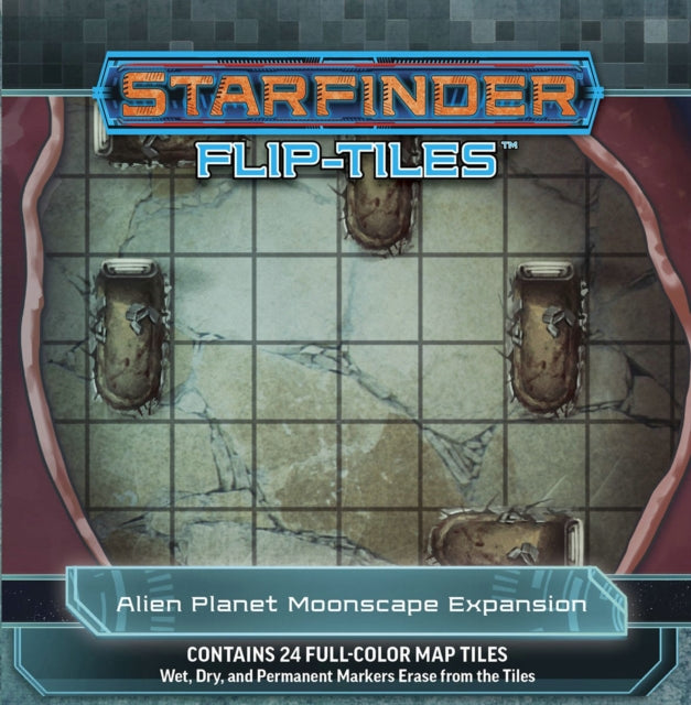 Book cover of: Starfinder Flip-Tiles: Alien Planet Moonscape Expansion