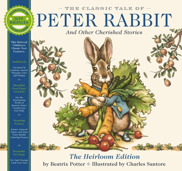 Book cover of: Classic Tale of Peter Rabbit Heirloom Edition. By: Charles Santore