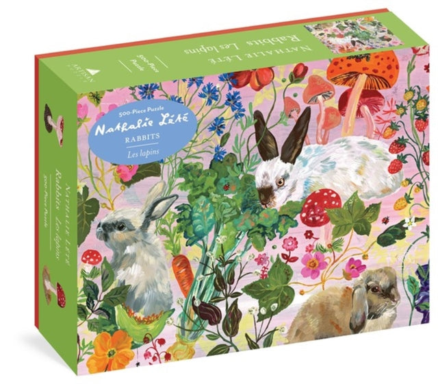 Book cover of: Nathalie Lete: Rabbits 500-Piece Puzzle. By: Artisan Puzzle