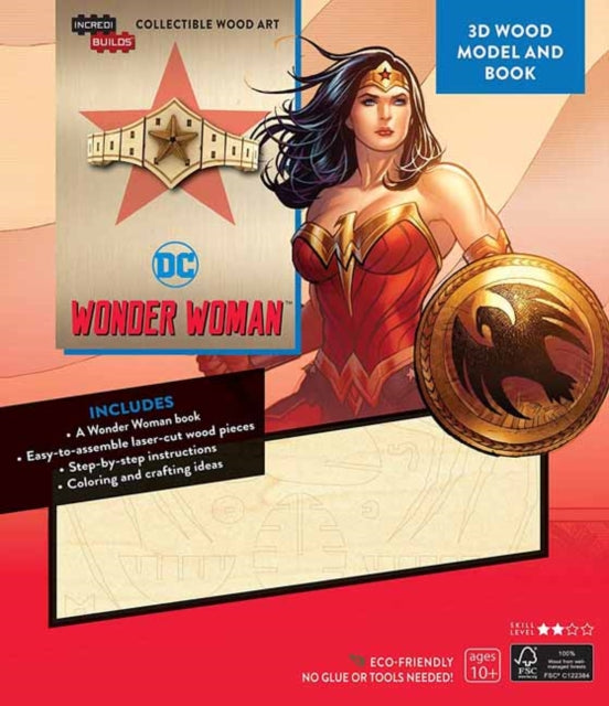 Book cover of: IncrediBuilds: DC Comics: Wonder Woman 3D Wood Model and Book