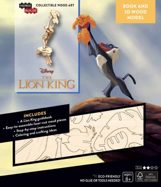 Book cover of: IncrediBuilds: Disney's The Lion King Book and 3D Wood Model