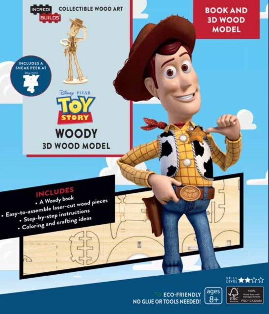 Book cover of: IncrediBuilds Toy Story: Woody Book and 3D Wood Model