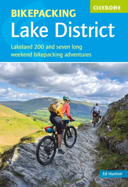 Book cover of: Bikepacking in the Lake District. By: Edward Hunton