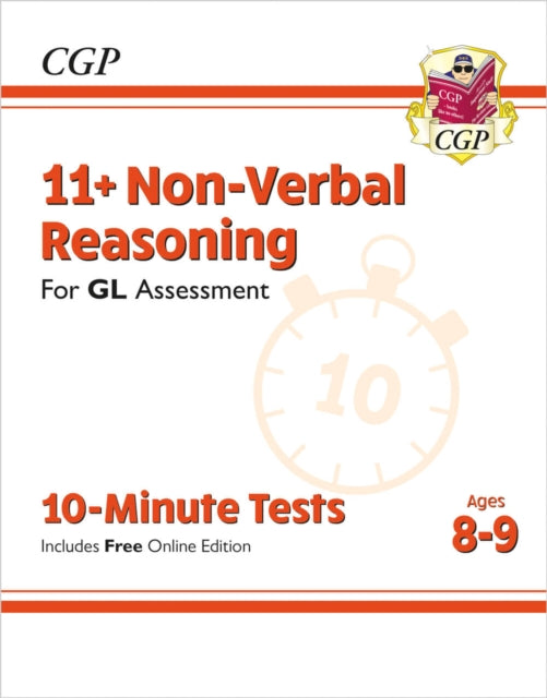 11+ GL 10-Minute Tests: Non-Verbal Reasoning - Ages 8-9 (with Online Edition) 9781789083057 CGP Books