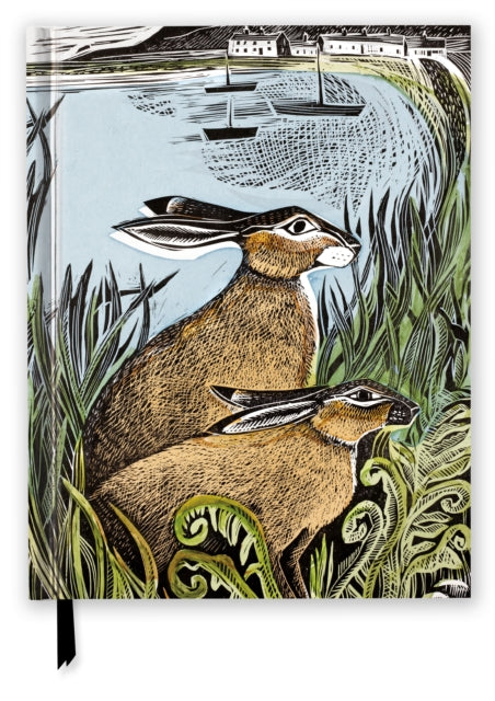 Book cover of: Angela Harding: Rathlin Hares (Blank Sketch Book). By: Flame Tree Studio