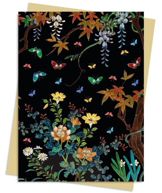 Book cover of: Ashmolean Museum: Cloisonne Casket with Flowers and Butterflies Greeting Card Pack