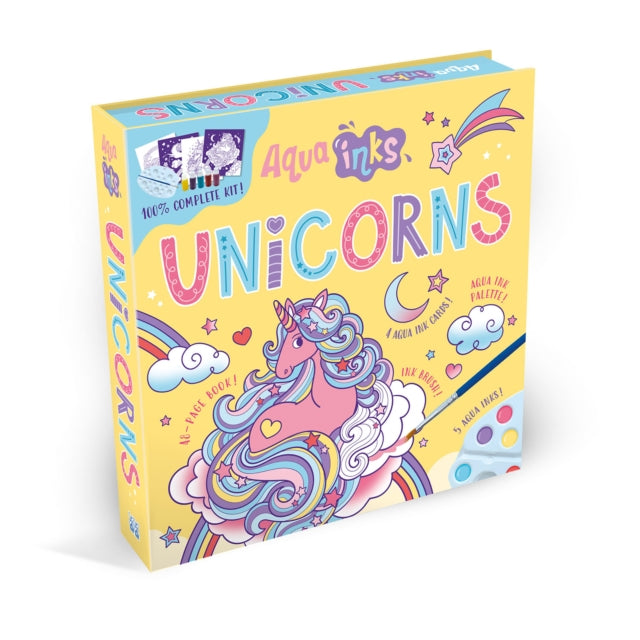 Book cover of: Aqua Inks Unicorns