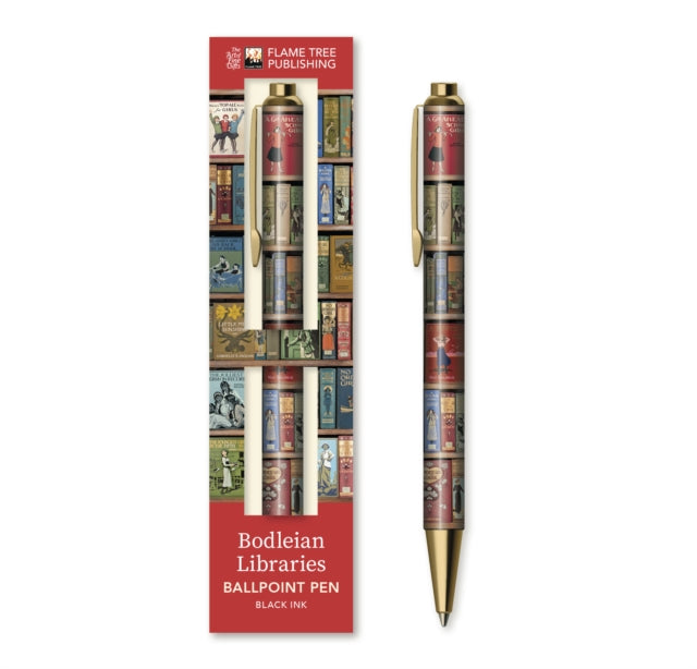 Book cover of: Bodleian Libraries: High Jinks Bookshelves Boxed Decorative Ballpoint Pen
