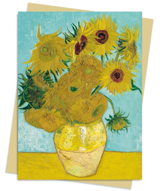 Book cover of: Vincent van Gogh: Sunflowers Greeting Card Pack. By: Flame Tree Studio