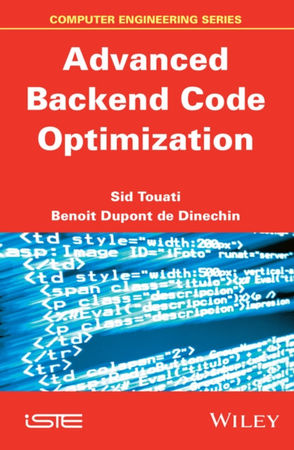 Book cover of: Advanced Backend Code Optimization. By: Sid Touati