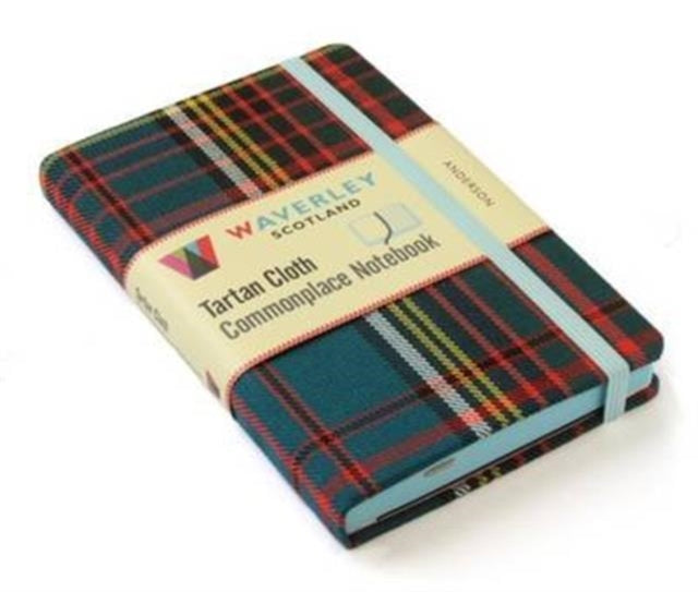 Book cover of: Waverley (M): Anderson Tartan Cloth Commonplace Notebook. By: POCKET 9CM X 14CM