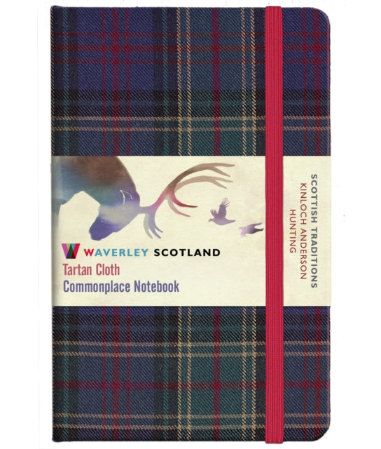 Book cover of: Waverley S.T. (M): Hunting Pocket Genuine Tartan Cloth Commonplace Notebook. By: POCKET 9CM x 14CM