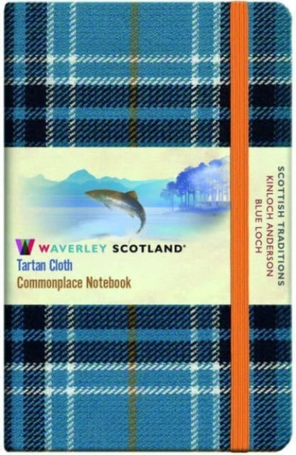 Book cover of: Blue Loch Tartan: Pocket: 14 x 9cm - Waverley Scotland Tartan Cloth Commonplace Notebook/Journal. By: Scotland Ron Grosset; Kinloch Anderson
