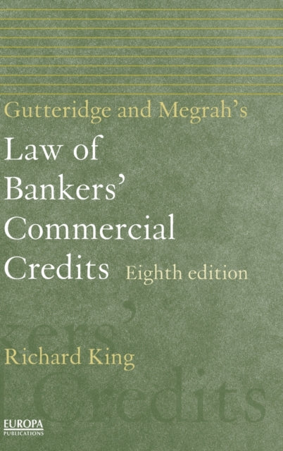 Book cover of: Gutteridge and Megrah's Law of Bankers' Commercial Credits