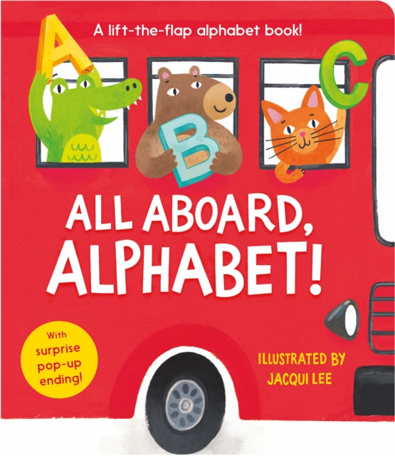 Book cover of: All Aboard, Alphabet!. By: Becky Davies