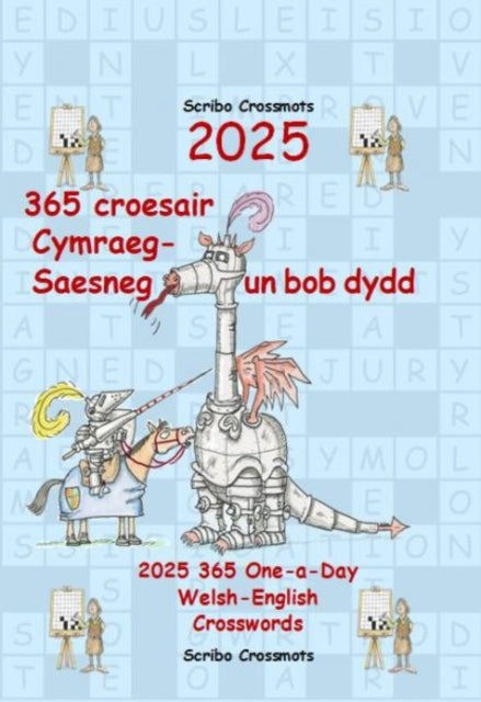 Book cover of: 2025 365 croesair Cymraeg-Saesneg Un bob dydd