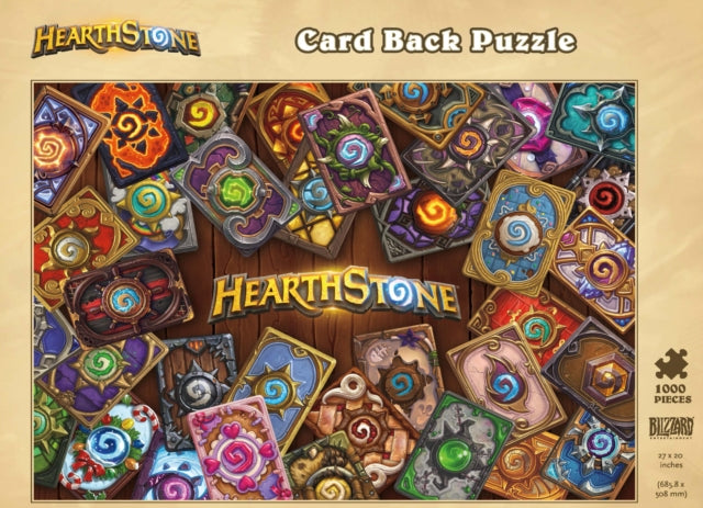 Book cover of: Hearthstone: Card Back Puzzle. By: Blizzard Blizzard Entertainment