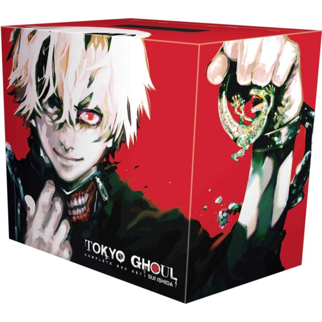 Tokyo Ghoul Complete Box Set, Includes vols. 1-14 with premium 9781974703180 Sui Ishida