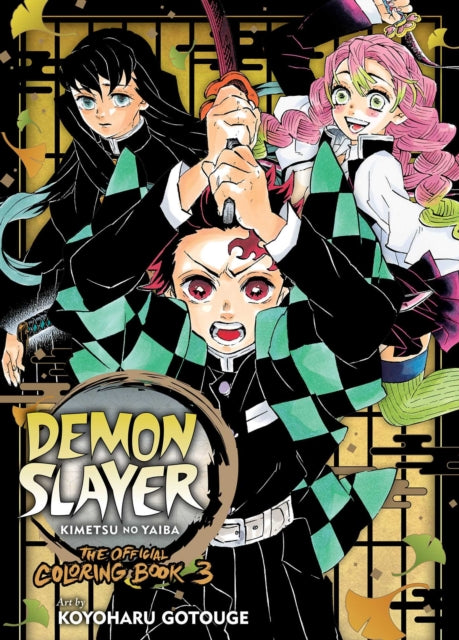 Book cover of: Demon Slayer: Kimetsu no Yaiba: The Official Coloring Book 3