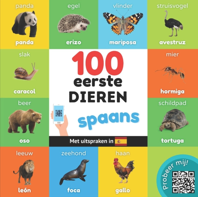 Book cover of: 100 eerste dieren in het spaans