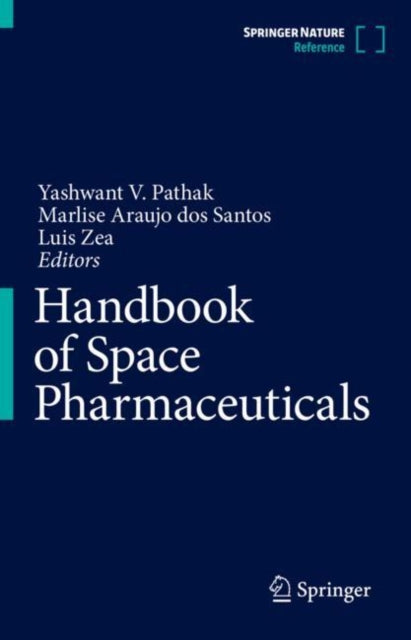 Book cover of: Handbook of Space Pharmaceuticals. By: Yashwant Pathak