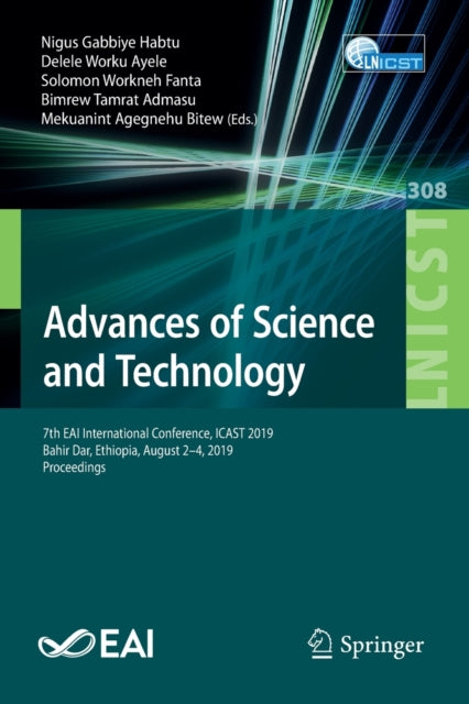 Book cover of: Advances of Science and Technology. By: Nigus Gabbiye Habtu