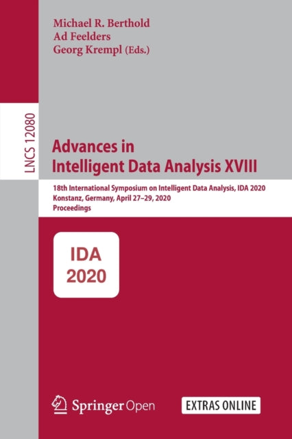 Book cover of: Advances in Intelligent Data Analysis XVIII. By: Michael R. Berthold