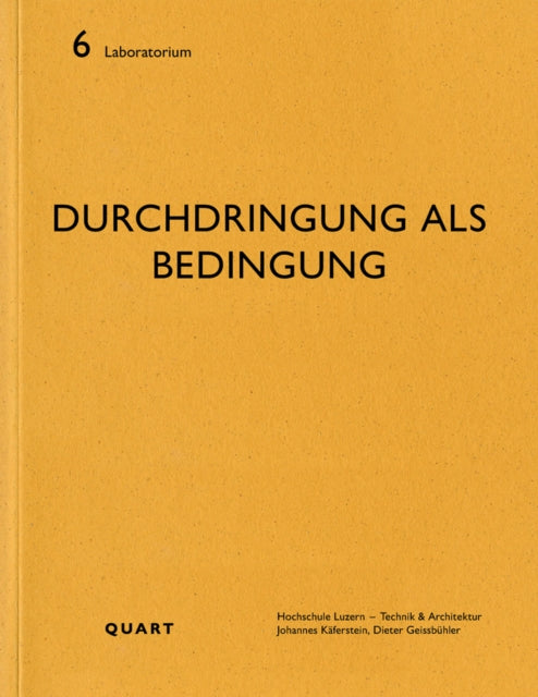 Book cover of: Durchdringung als Bedingung. By: Hochschule Luzern