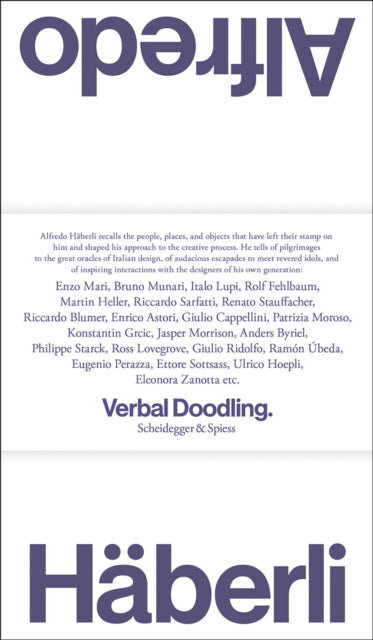 Book cover of: Alfredo Haberli – Verbal Doodling. By: HABERLI