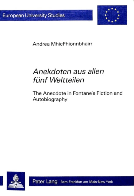 Book cover of: "Anekdoten aus allen fuenf Weltteilen"
