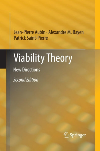 Book cover of: Viability Theory. By: Jean-Pierre Aubin