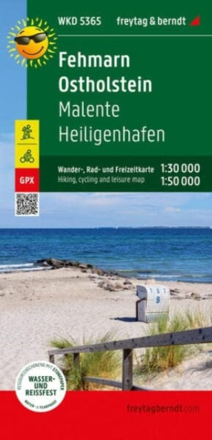 Book cover of: Fehmarn - Ostholstein, hiking, cycling and leisure map 1:30,000, freytag & berndt, WKD 5365
