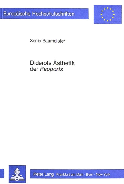 Book cover of: Diderots Aesthetik der Rapports