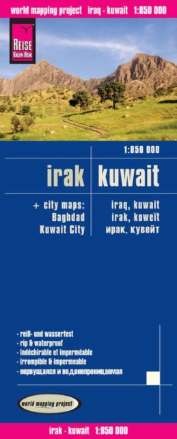 Book cover of: Iraq and Kuwait (1:850.000)