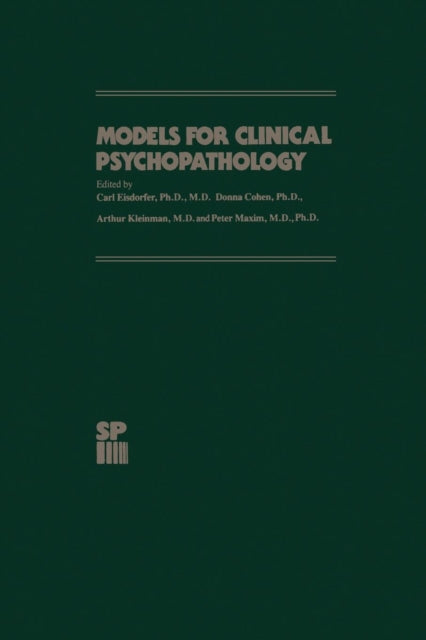 Book cover of: Models for Clinical Psychopathology. By: C. Eisdorfer