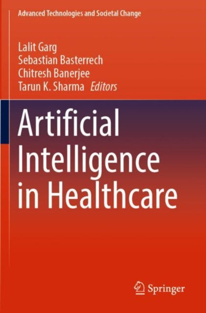 Book cover of: Artificial Intelligence in Healthcare. By: Lalit Garg