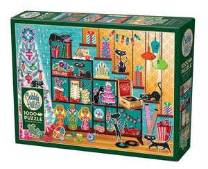 Cobble Hill Christmas Cats 1000 Piece Jigsaw Puzzle