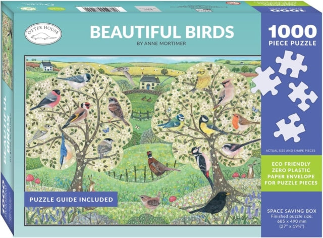 Book cover of: Jigsaw 1000 Piece - Beautiful Birds (L)