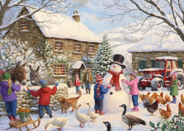 Book cover of: Jigsaw 1000 Piece - Christmas At The Farm (L)
